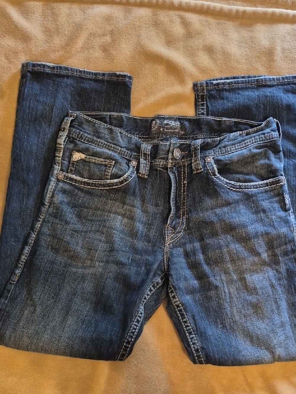 Silver Jeans Women's Bootcut in Deep Indigo Wash Sz 32